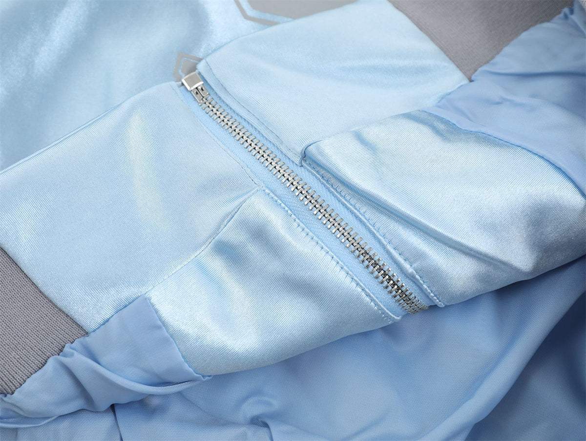 Retro letter print jacket