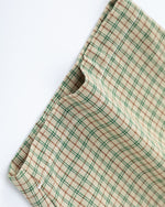 簡約格紋短袖襯衫