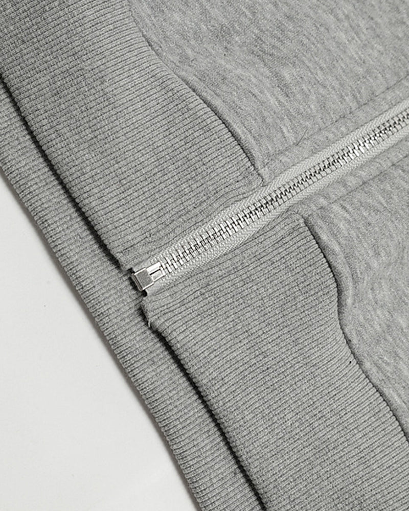 Vintage zipper embroidered jacket