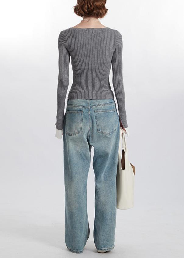 復古條紋針織衫(女款)