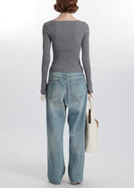 復古條紋針織衫(女款)