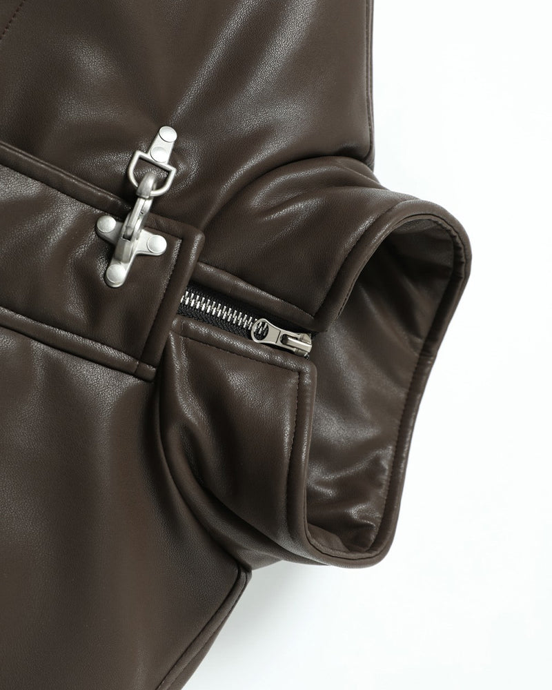 Retro cotton-padded jacket