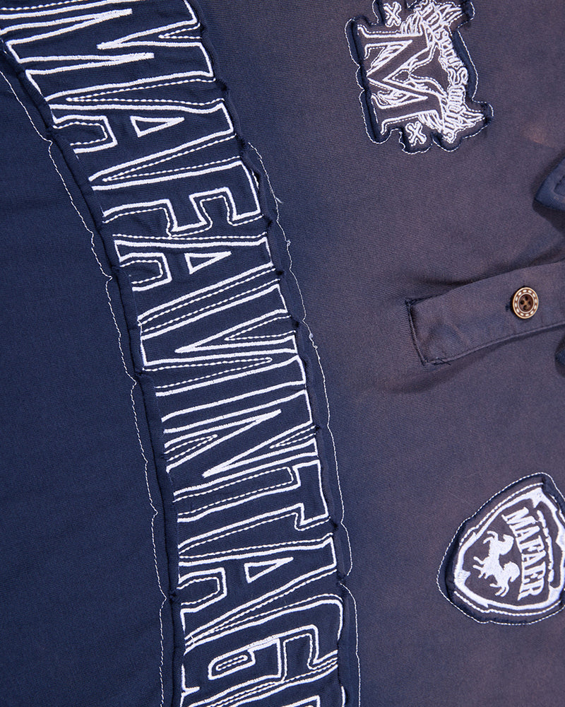 Gradient distressed long sleeve