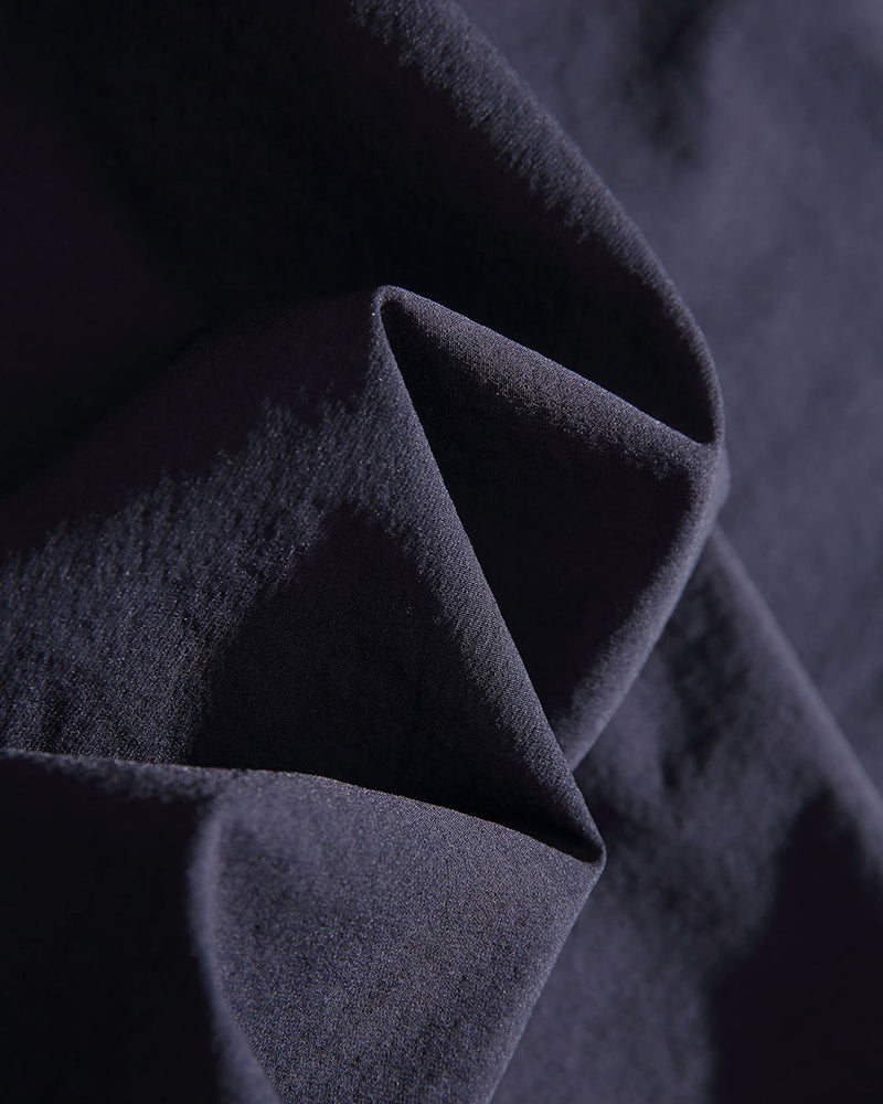 Color-blocked faux two-piece long-sleeved sports top