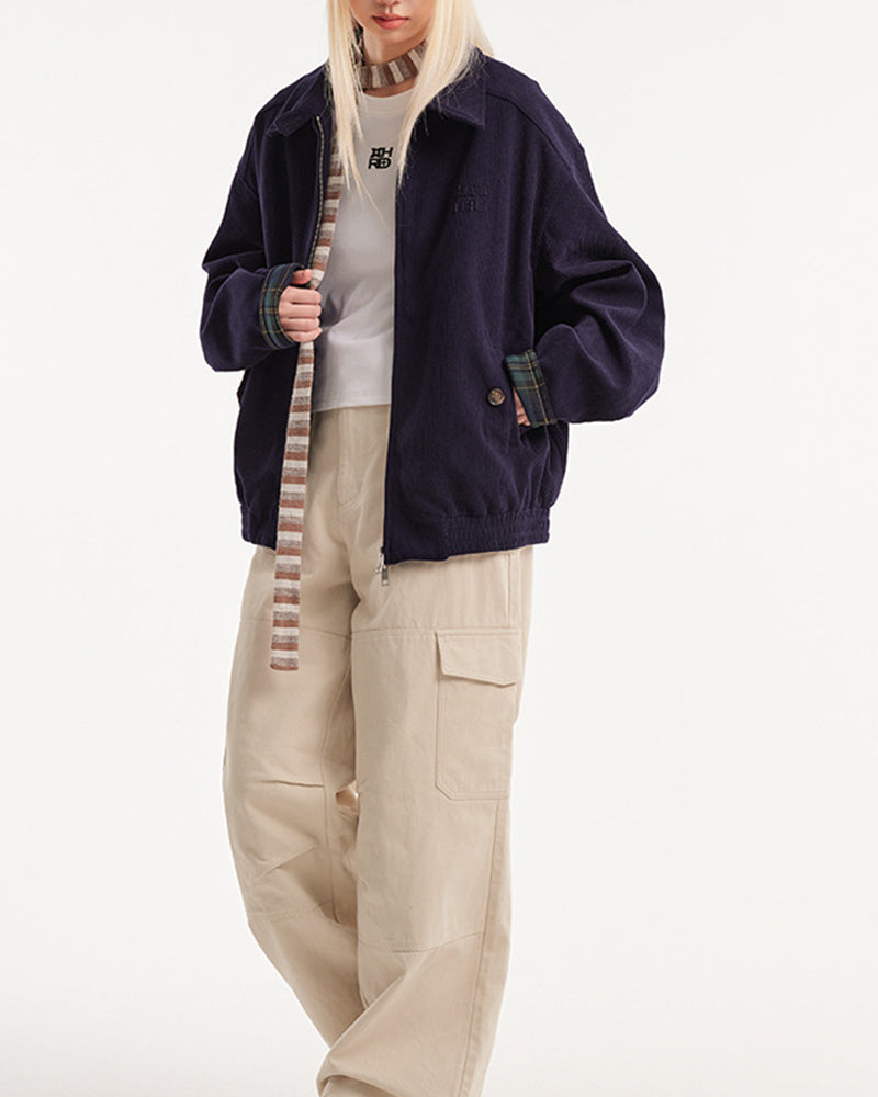 復古燈芯絨外套