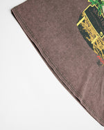 Color-blocked raglan short-sleeved shirt