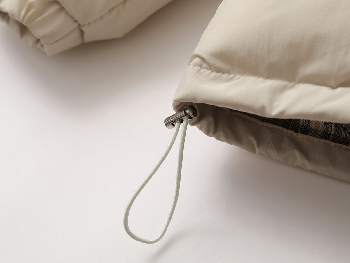 Retro reversible cotton jacket