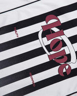 레트로 스트라이프 레터 반팔