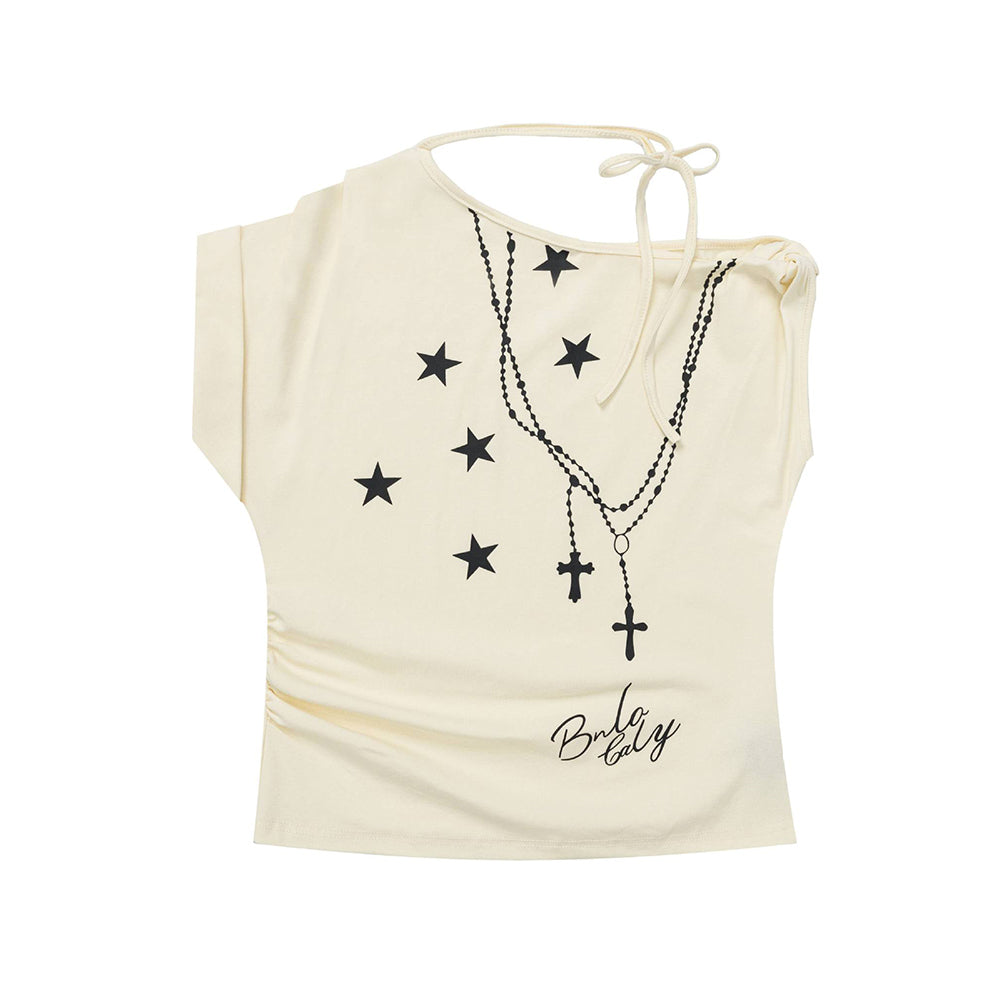 레트로 디자인 반팔 셔츠