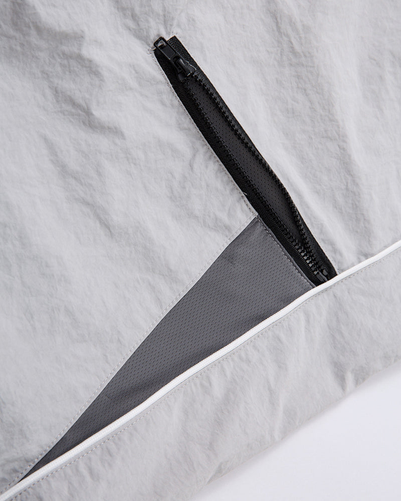 Panelled straight-leg casual trousers