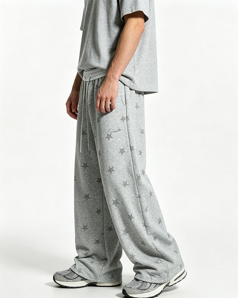 Star-print sweatpants