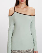 오프숄더 긴팔 상의 (여성용)