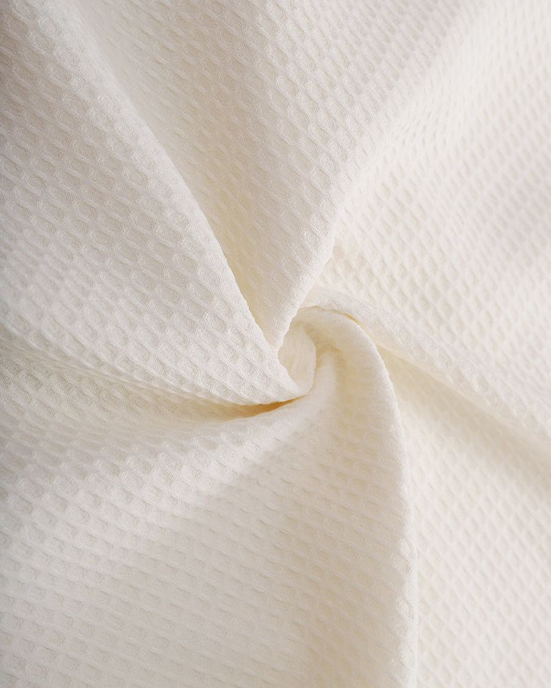 Embroidered plaid short-sleeved shirt