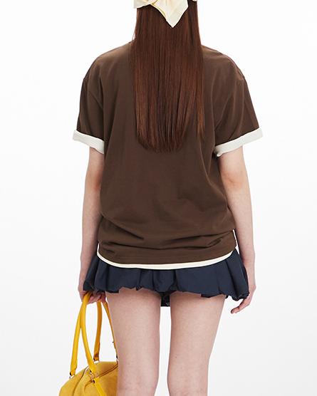 귀여운 프린트 커플 반팔