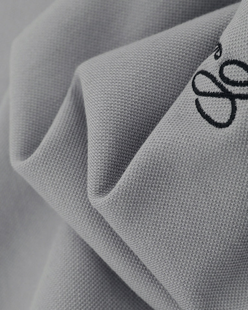 레트로 컬러 블록 반소매