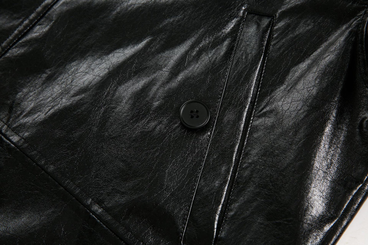 vintage leather jacket