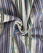 대조적인 줄무늬 짧은 소매