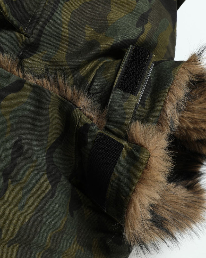 Casual camouflage cotton jacket