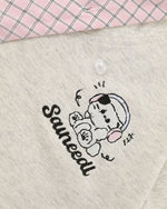 가짜 투피스 스플라이스 반팔 셔츠