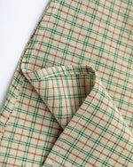 簡約格紋短袖襯衫