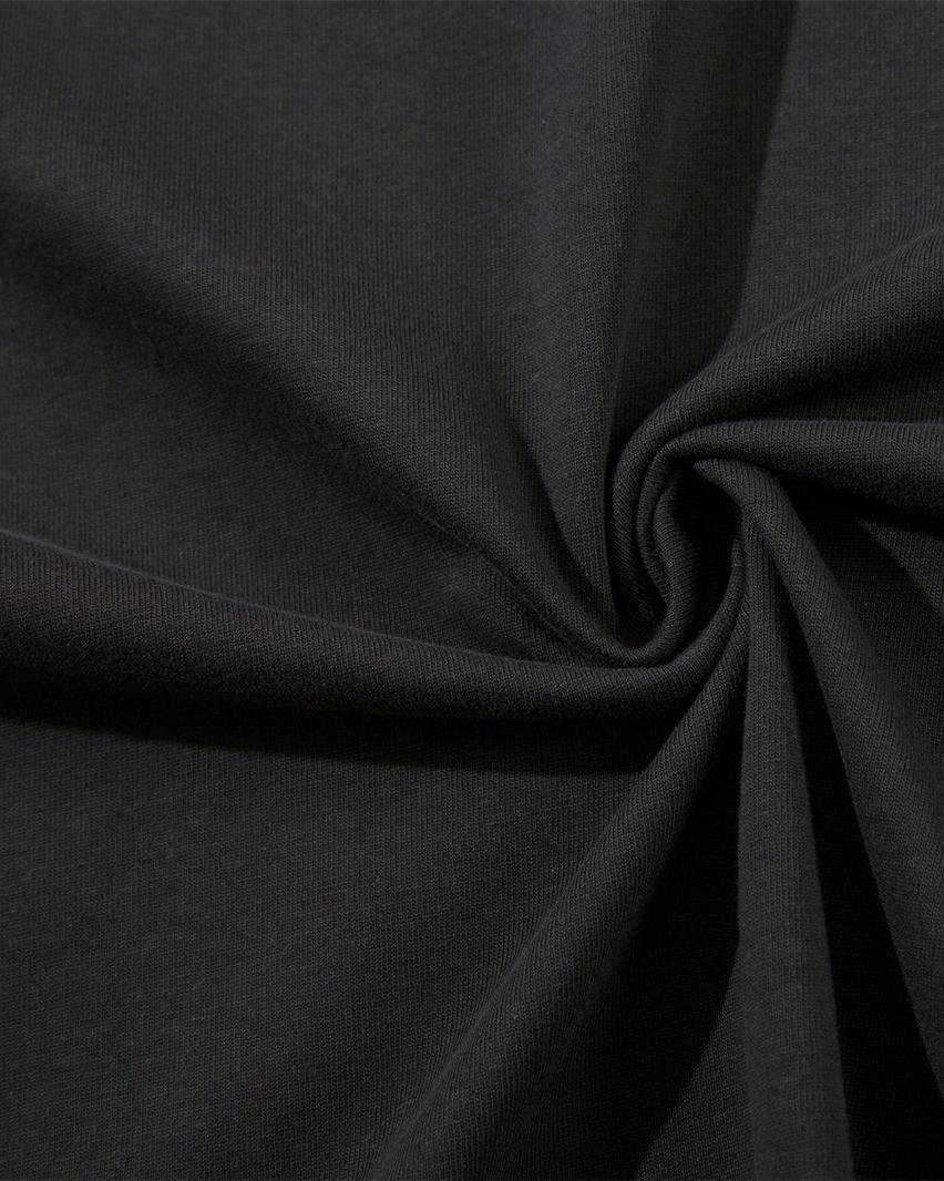 대조적인 컬러 스티칭 짧은 소매