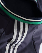 Color-blocked faux two-piece long-sleeved sports top