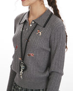 Preppy Polo Long Sleeve Sweater (Women's)