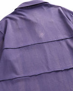 Stitched washed polo short sleeves