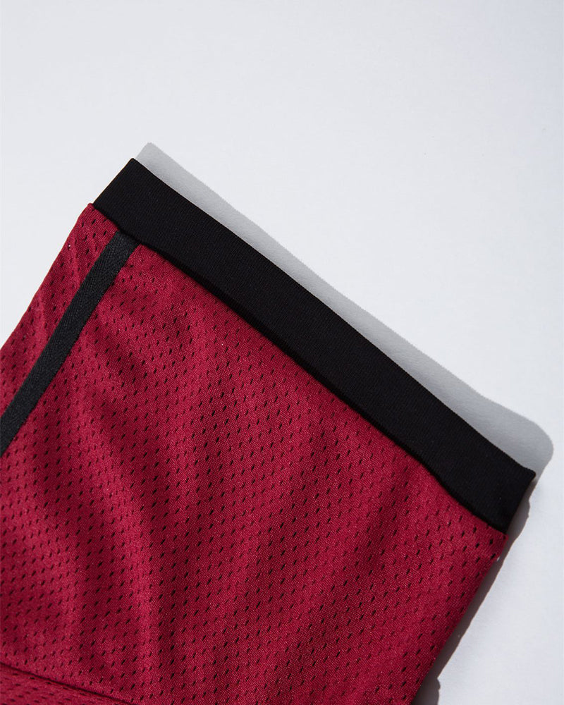 세로 스트라이프 프린트 반팔