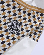 Faux Two-Piece Tie Short Sleeve