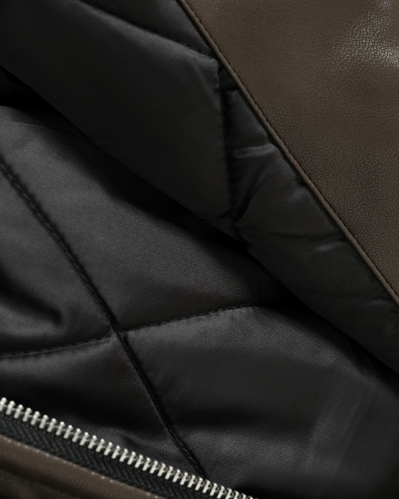 Retro cotton-padded jacket