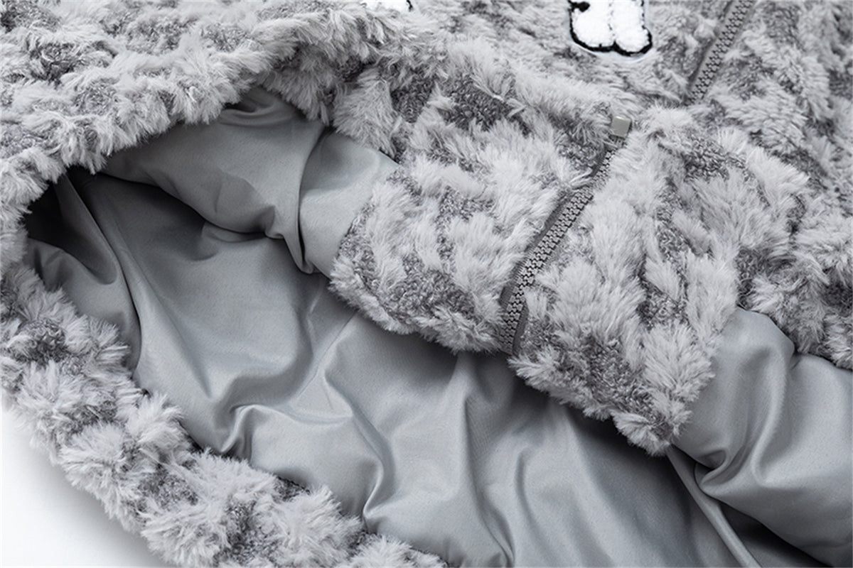 Fun Dalmatian Stand Collar Jacket