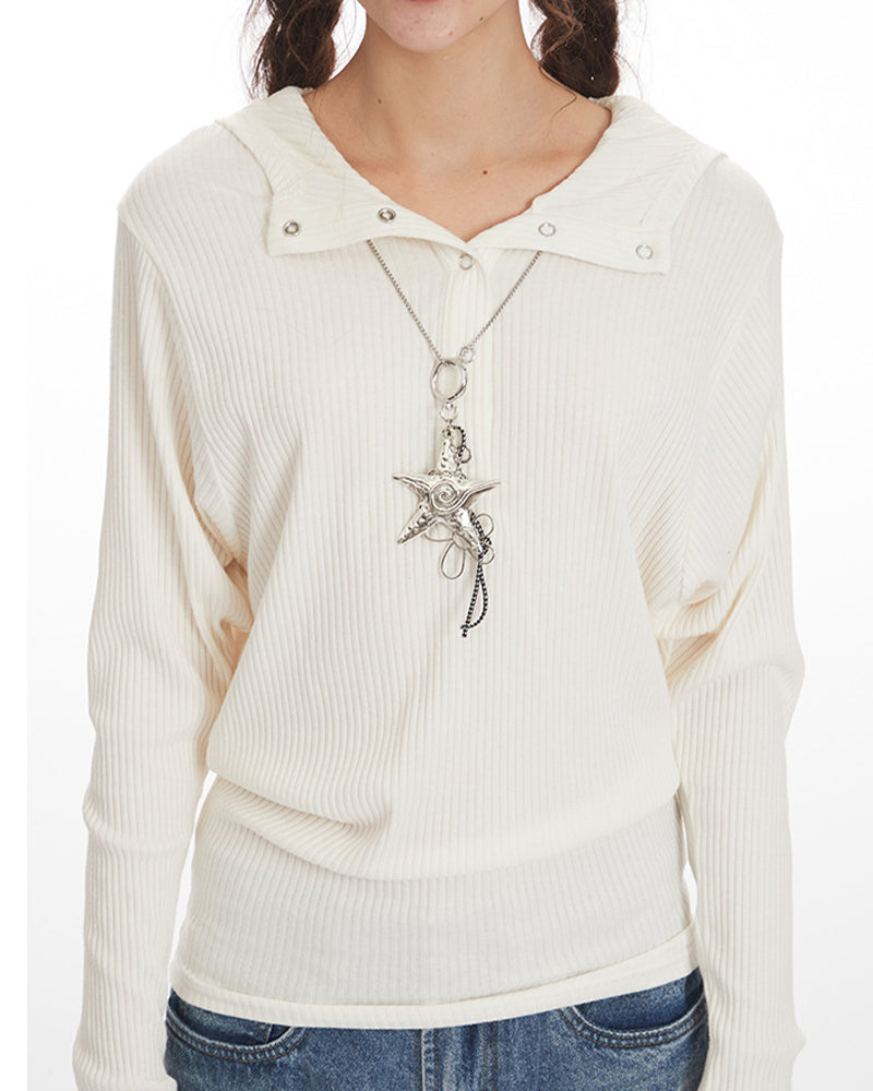 連帽修身打底衫(女款)