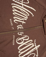 distressed zipped jacket
