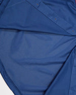 Retro color-blocked sports short-sleeved shirt