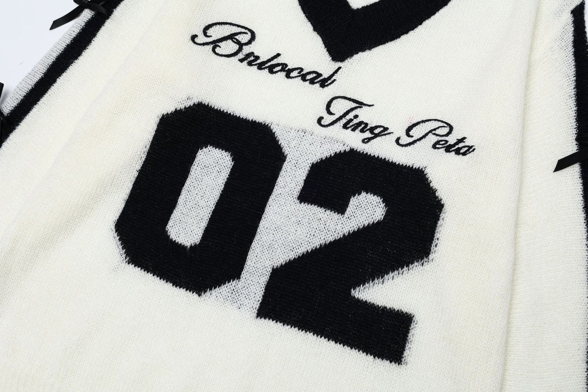 復古刺綉針織毛衣