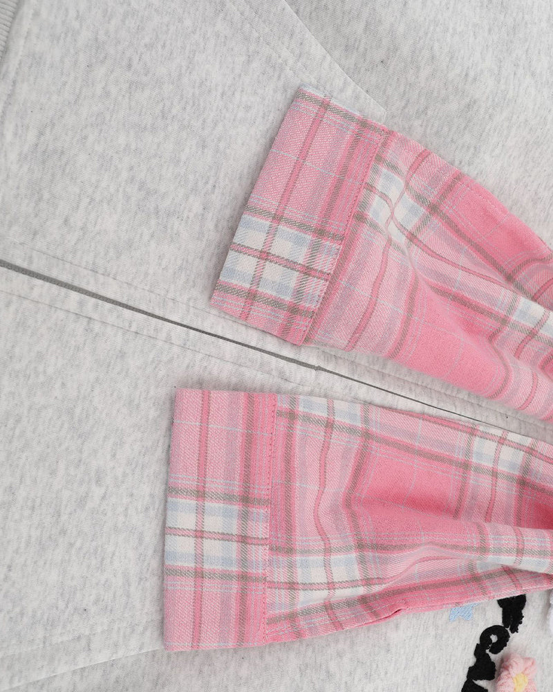 floral pattern sweatshirt