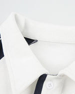 Colorblock polo short sleeves