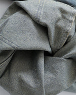 워시드 패널 데님 반바지