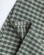 簡約格紋短袖襯衫