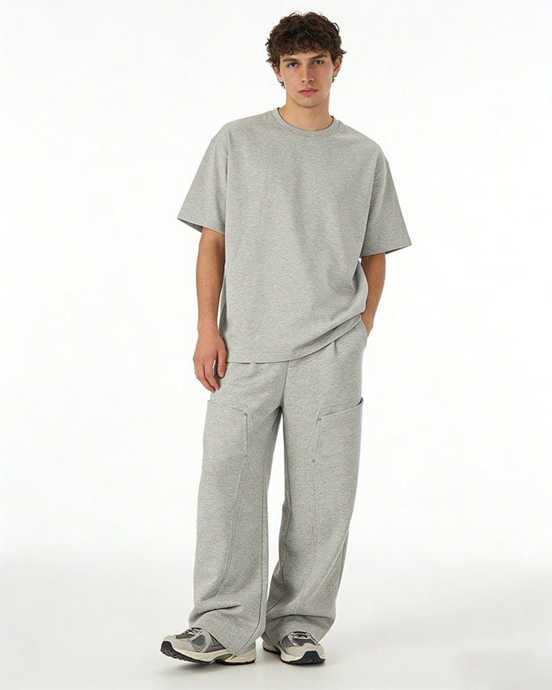 Loose Sweatpants with Rivets
