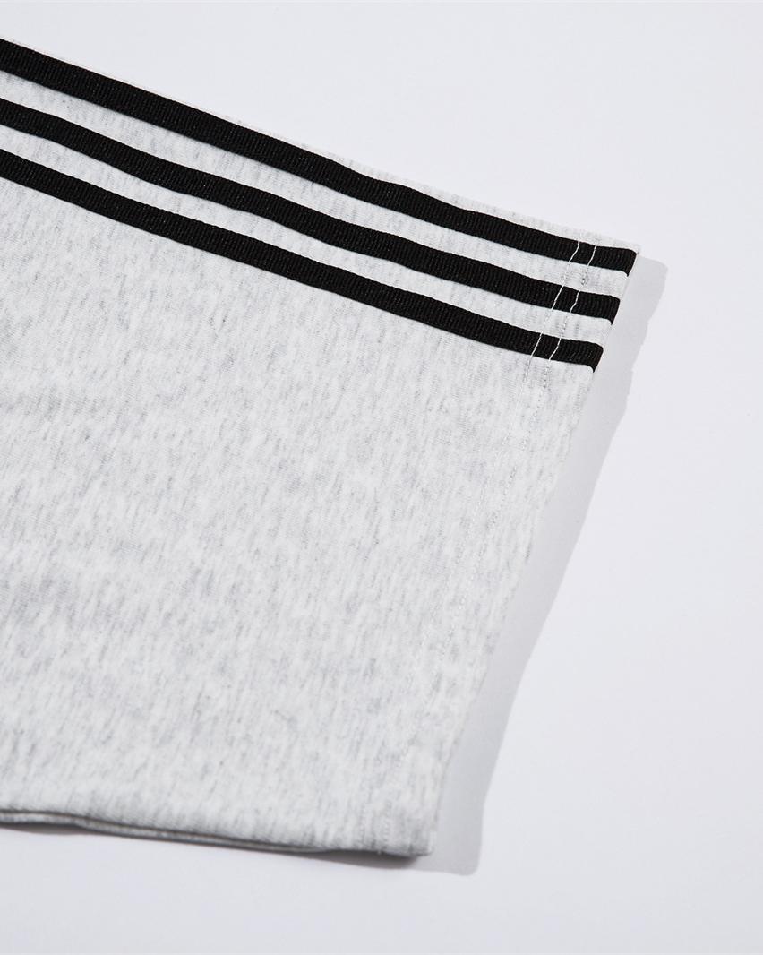 Lettering print half-zip short sleeves