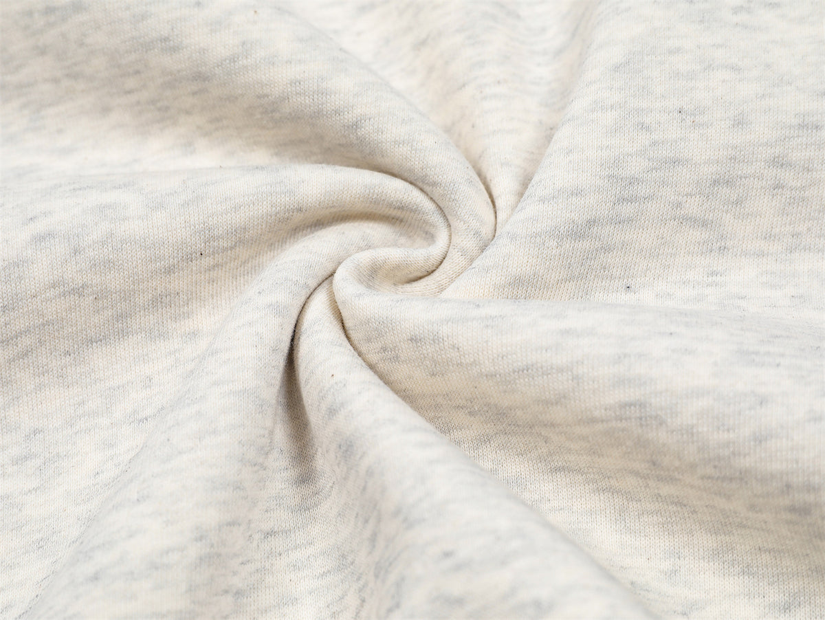 Spliced plaid fake two-piece polo sweatshirt