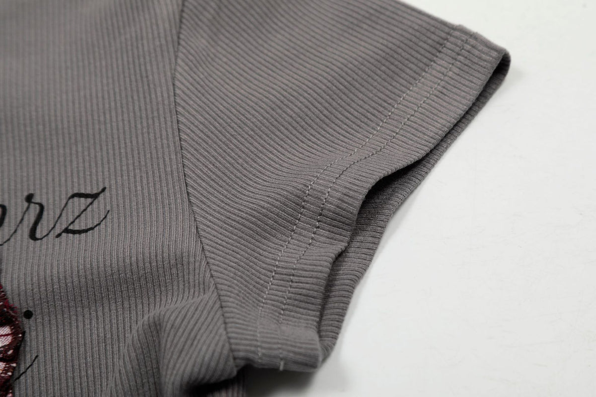 레트로 하트 반팔