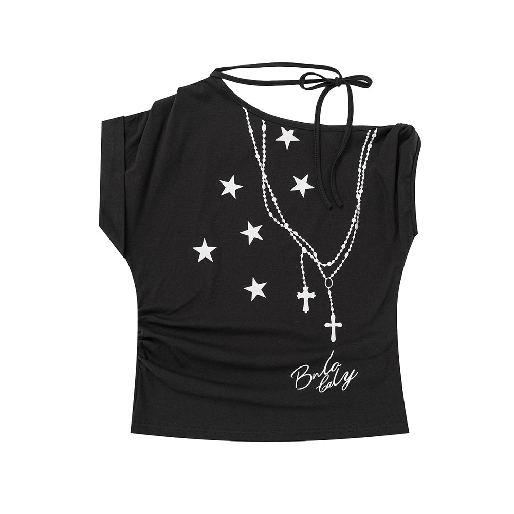 레트로 디자인 반팔 셔츠