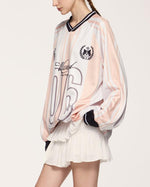 復古豎條紋長袖