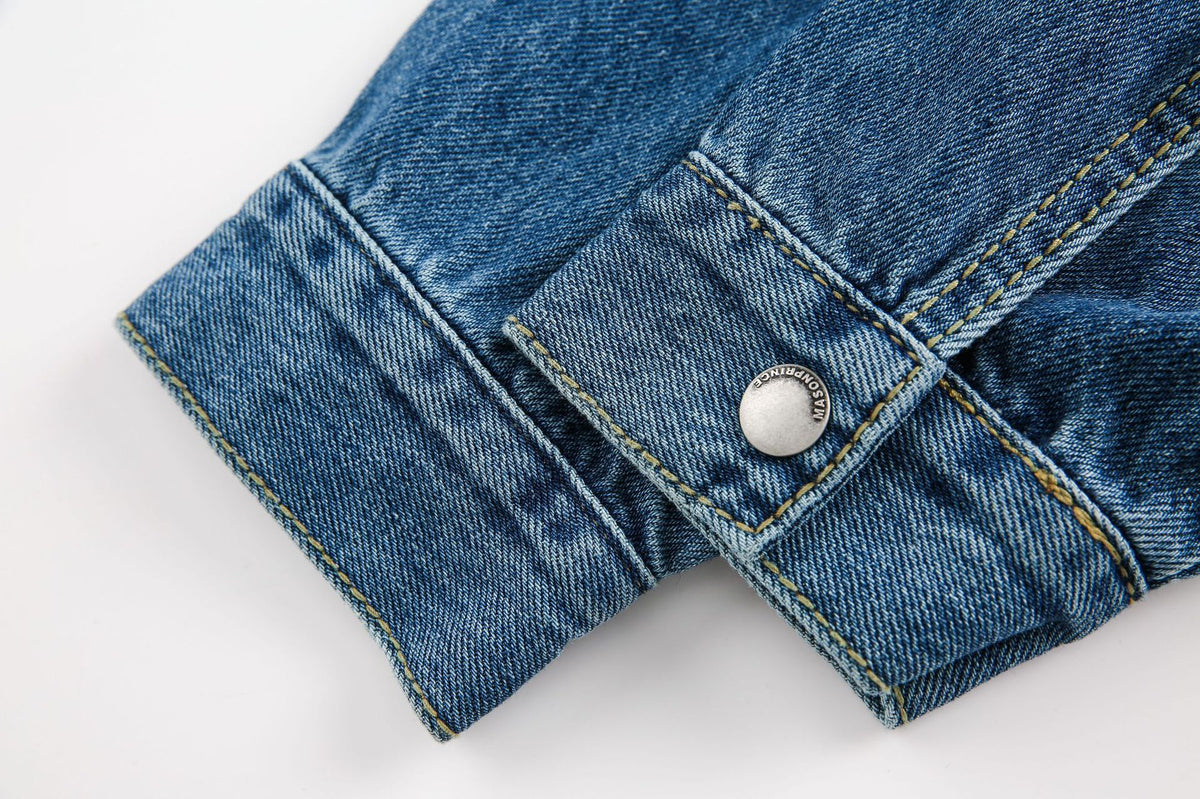 빈티지 쇼트 데님 재킷