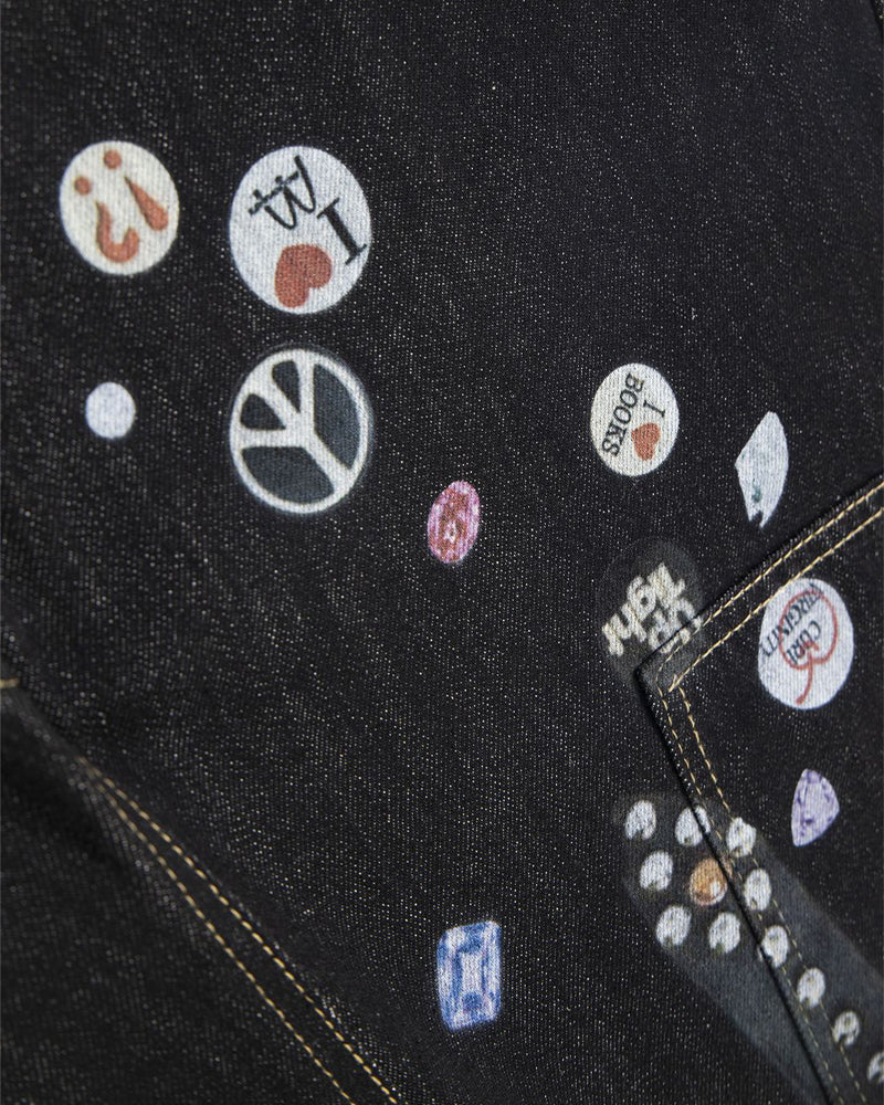 Loose waistband printed shorts