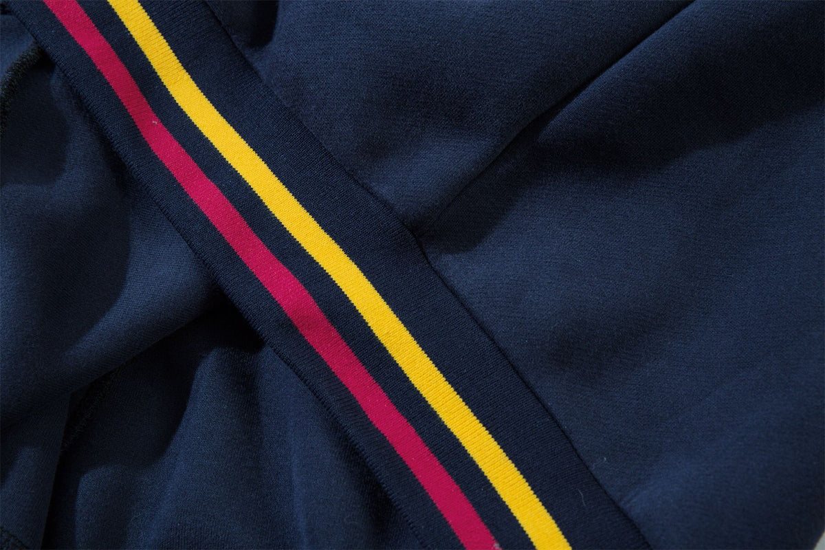 Retro hooded baseball uniform