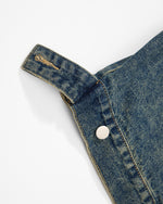 Washed Embroidered Casual Jacket